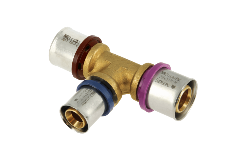 BONFIX Alu-pers 2000881 Verloop T-stuk 32 x 20 x 26 mm