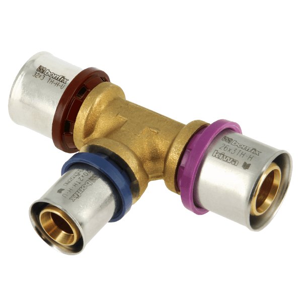 BONFIX Alu-pers 2000881 Verloop T-stuk 32 x 20 x 26 mm