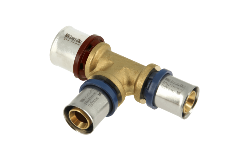 BONFIX Alu-pers 2000879 Verloop T-stuk 32 x 20 x 20 mm