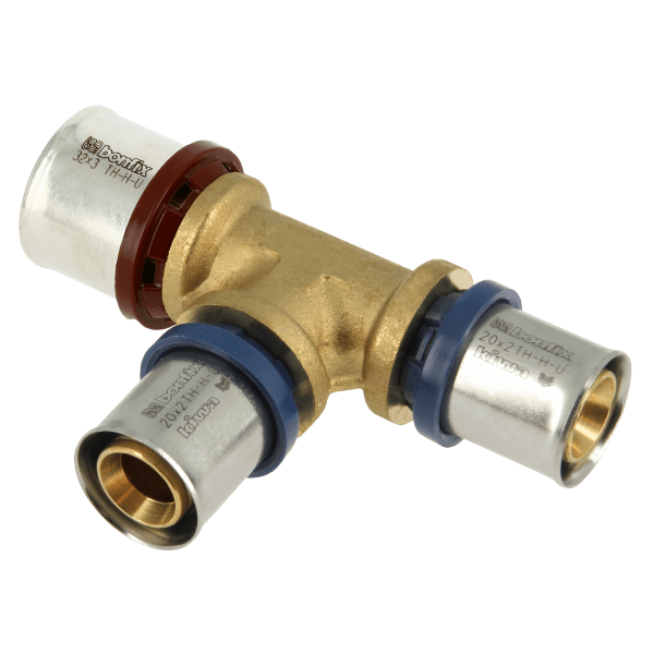 BONFIX Alu-pers 2000879 Verloop T-stuk 32 x 20 x 20 mm