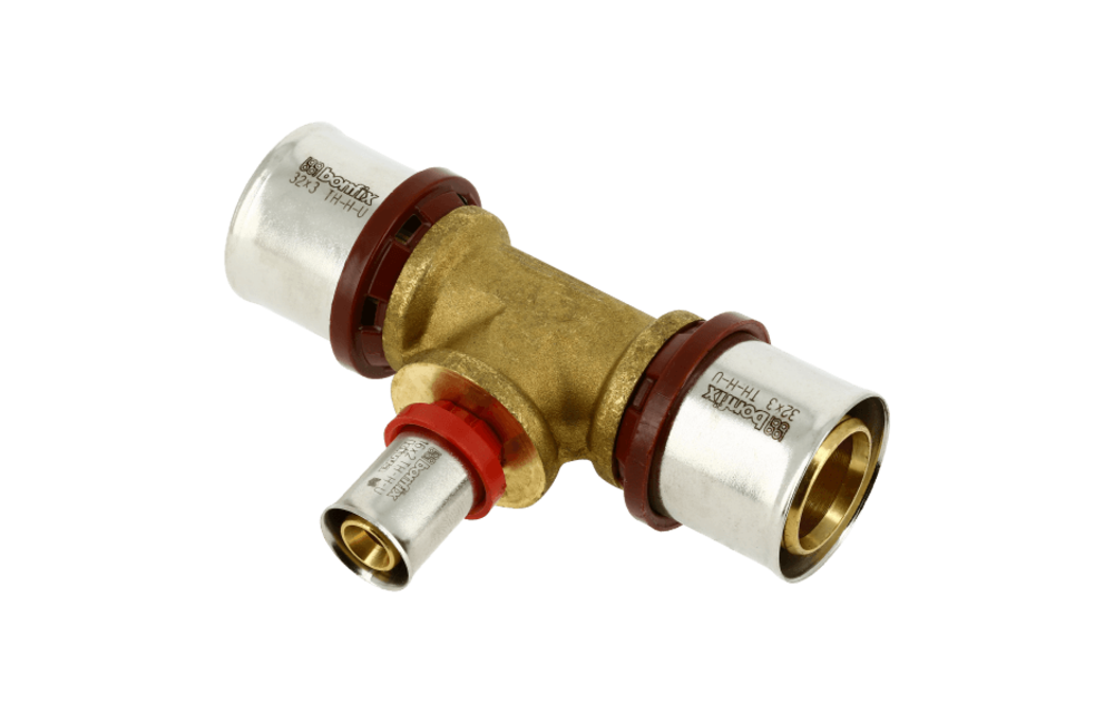 BONFIX Alu-pers 2000878 Verloop T-stuk 32 x 16 x 32 mm