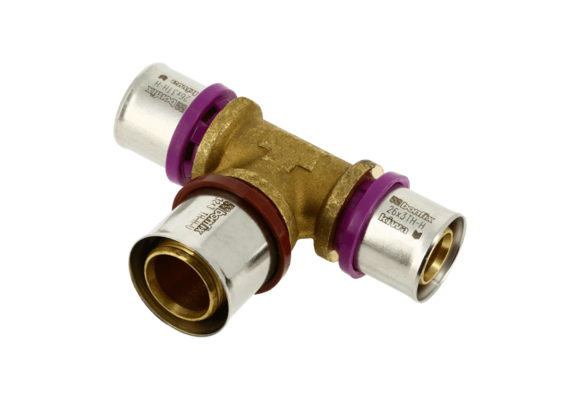 BONFIX Alu-pers 2000877 Verloop T-stuk 26 x 32 x 26 mm