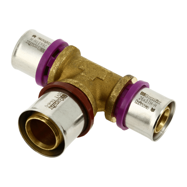 BONFIX Alu-pers 2000877 Verloop T-stuk 26 x 32 x 26 mm