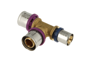 BONFIX Alu-pers 2000875 Verloop T-stuk 26 x 26 x 20 mm