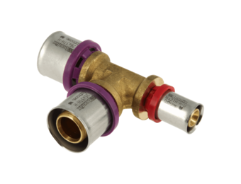 BONFIX Alu-pers 2000874 Verloop T-stuk 26 x 26 x 16 mm