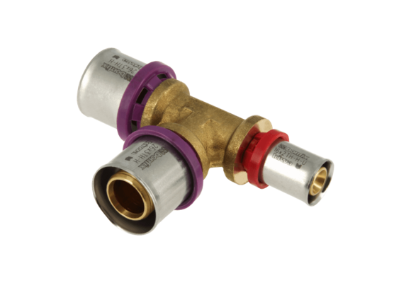 BONFIX Alu-pers 2000874 Verloop T-stuk 26 x 26 x 16 mm