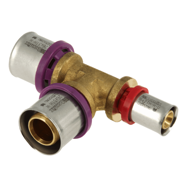 BONFIX Alu-pers 2000874 Verloop T-stuk 26 x 26 x 16 mm