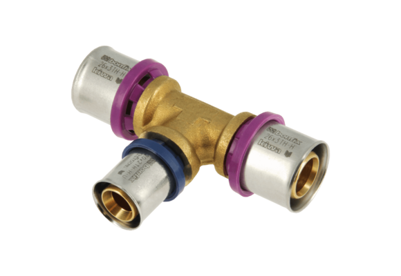 BONFIX Alu-pers 2000872 Verloop T-stuk 26 x 20 x 26 mm