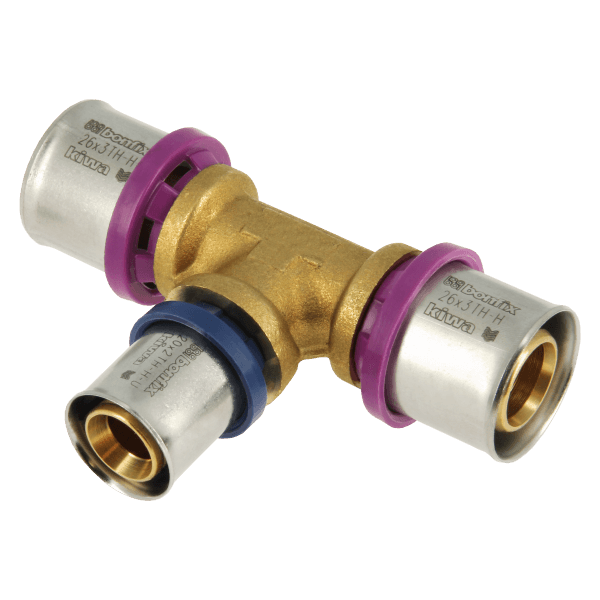 BONFIX Alu-pers 2000872 Verloop T-stuk 26 x 20 x 26 mm