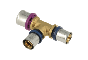 BONFIX Alu-pers 2000870 Verloop T-stuk 26 x 20 x 20 mm