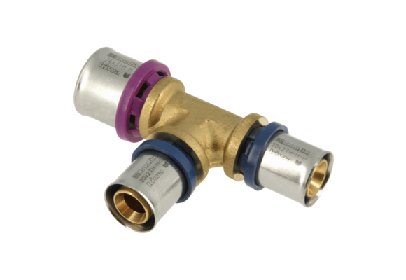 BONFIX Alu-pers 2000870 Verloop T-stuk 26 x 20 x 20 mm