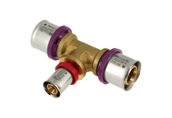 BONFIX Alu-pers 2000866 Verloop T-stuk 26 x 16 x 26 mm