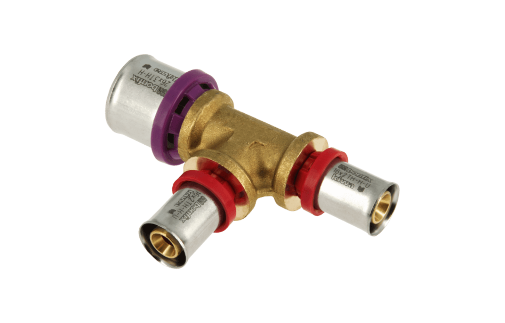 BONFIX Alu-pers 2000860 Verloop T-stuk 26 x 16 x 16 mm