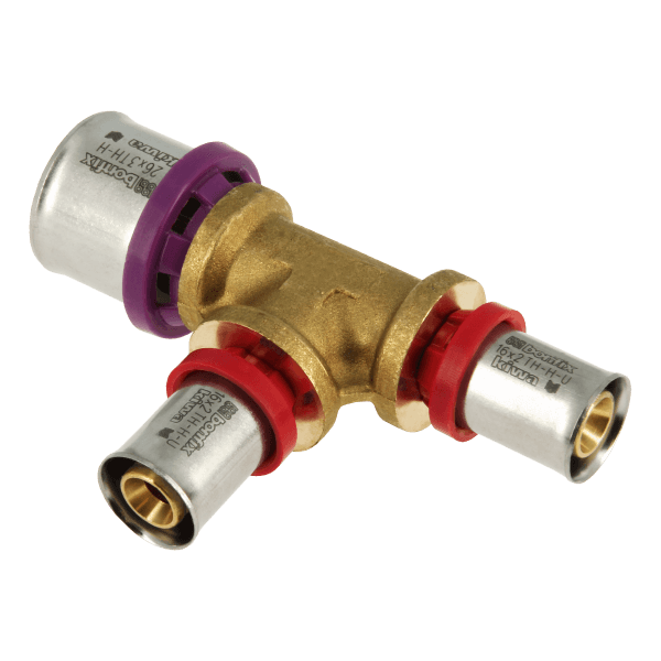 BONFIX Alu-pers 2000860 Verloop T-stuk 26 x 16 x 16 mm