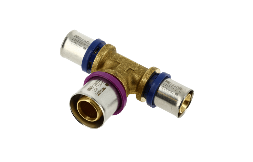 BONFIX Alu-pers 2000820 Verloop T-stuk 20 x 26 x 20 mm