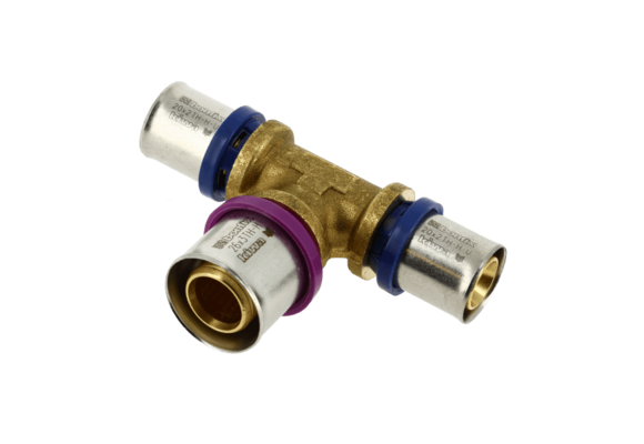 BONFIX Alu-pers 2000820 Verloop T-stuk 20 x 26 x 20 mm