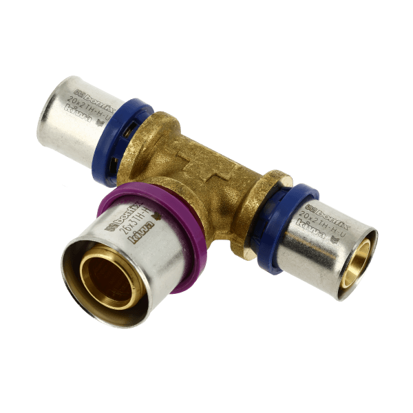 BONFIX Alu-pers 2000820 Verloop T-stuk 20 x 26 x 20 mm