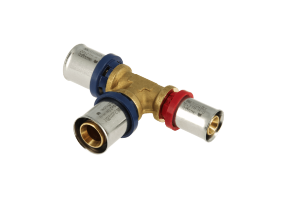BONFIX Alu-pers 2000816 Verloop T-stuk 20 x 20 x 16 mm