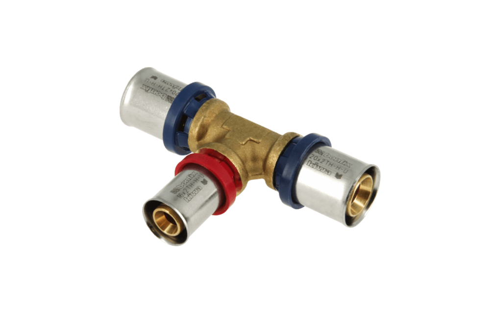 BONFIX Alu-pers 2000810 Verloop T-stuk 20 x 16 x 20 mm