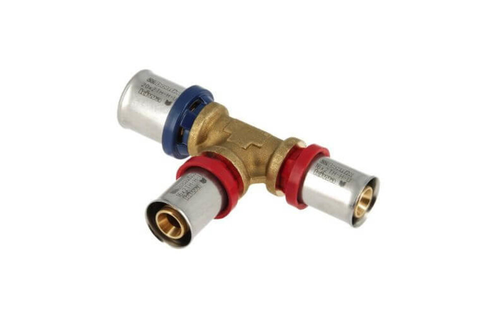 BONFIX Alu-pers 2000808 Verloop T-stuk 20 x 16 x 16 mm