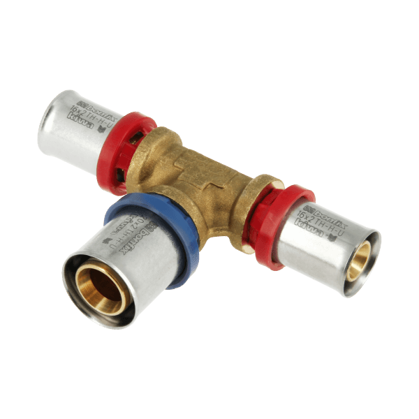 BONFIX Alu-pers 2000800 Verloop T-stuk 16 x 20 x 16 mm