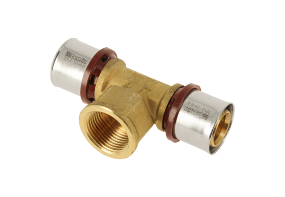 BONFIX Alu-pers 2000760 T-stuk 32 x 1" binnendraad x 32 mm