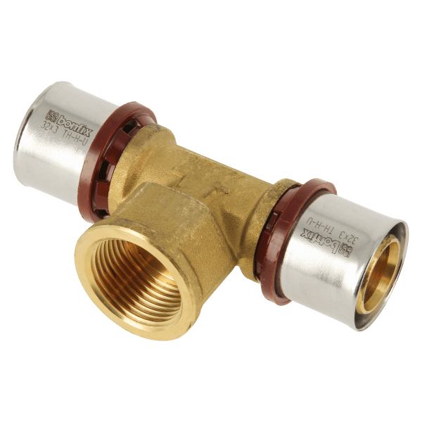 BONFIX Alu-pers 2000760 T-stuk 32 x 1" binnendraad x 32 mm