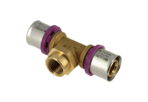 BONFIX Alu-pers 2000745 T-stuk 26 x 3/4" binnendraad x 26 mm
