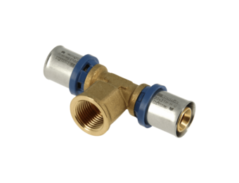 BONFIX Alu-pers 2000735 T-stuk 20 x 3/4" binnendraad x 20 mm