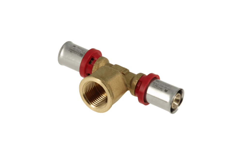 BONFIX Alu-pers 2000705 T-stuk 16 x 1/2" binnendraad x 16 mm