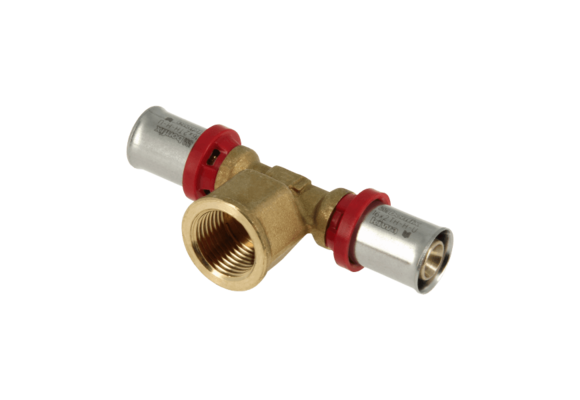 BONFIX Alu-pers 2000705 T-stuk 16 x 1/2" binnendraad x 16 mm