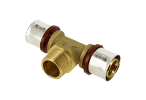 BONFIX Alu-pers 2000645 T-stuk 32 x 1" buitendraad x 32 mm