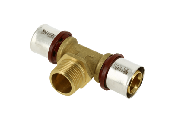 BONFIX Alu-pers 2000645 T-stuk 32 x 1" buitendraad x 32 mm