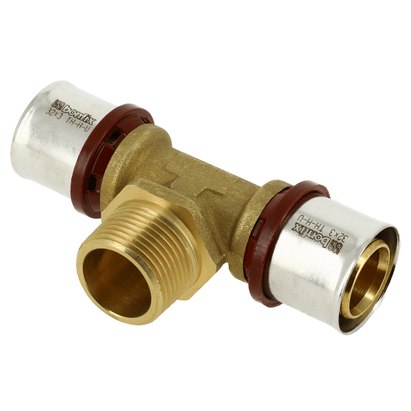 BONFIX Alu-pers 2000645 T-stuk 32 x 1" buitendraad x 32 mm