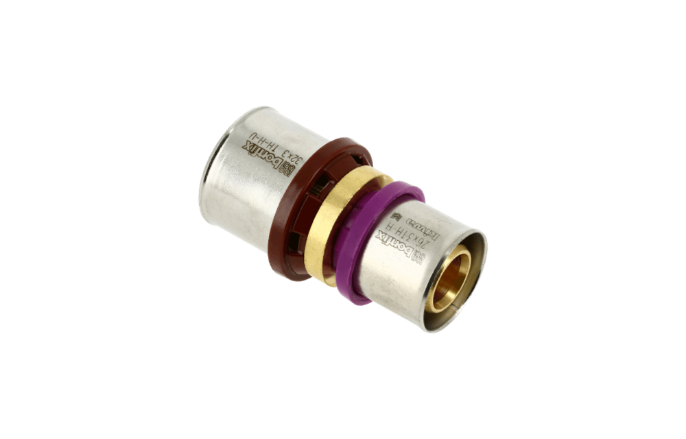 BONFIX Alu-pers 2000470 Rechte verloopkoppeling 32 x 26 mm