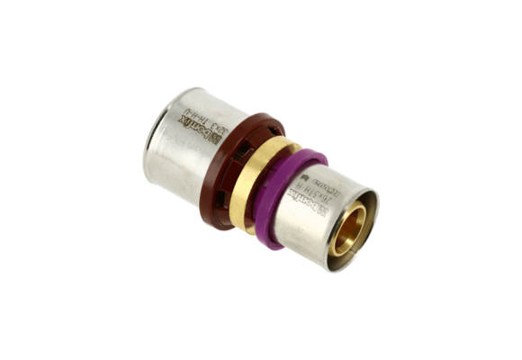 BONFIX Alu-pers 2000470 Rechte verloopkoppeling 32 x 26 mm