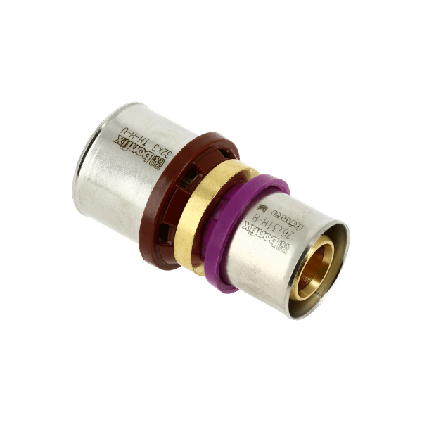 BONFIX Alu-pers 2000470 Rechte verloopkoppeling 32 x 26 mm