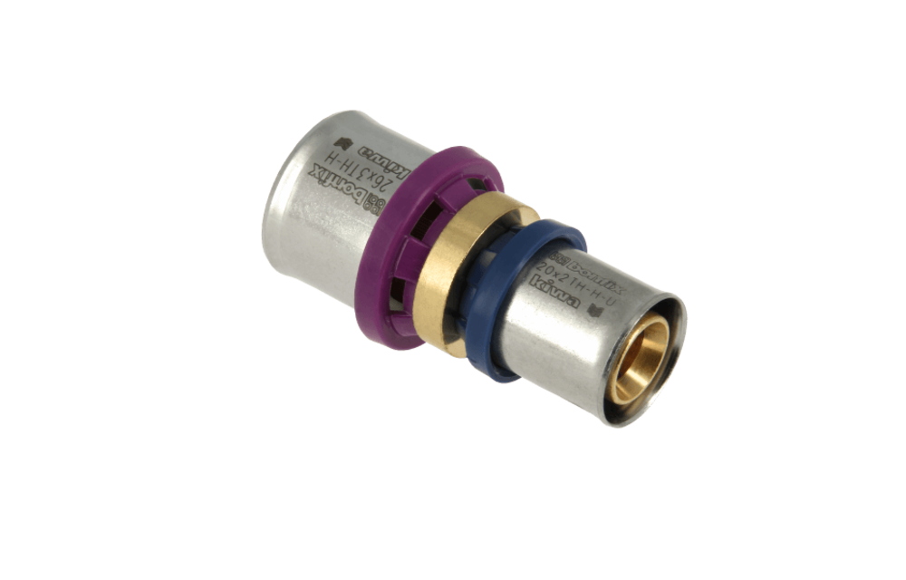 BONFIX Alu-pers 2000455 Rechte verloopkoppeling 26 x 20 mm