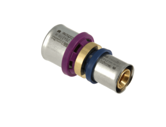 BONFIX Alu-pers 2000455 Rechte verloopkoppeling 26 x 20 mm