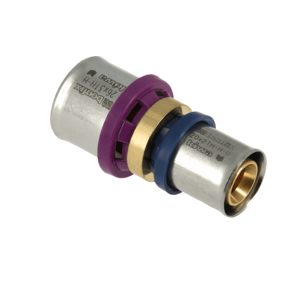 BONFIX Alu-pers 2000455 Rechte verloopkoppeling 26 x 20 mm