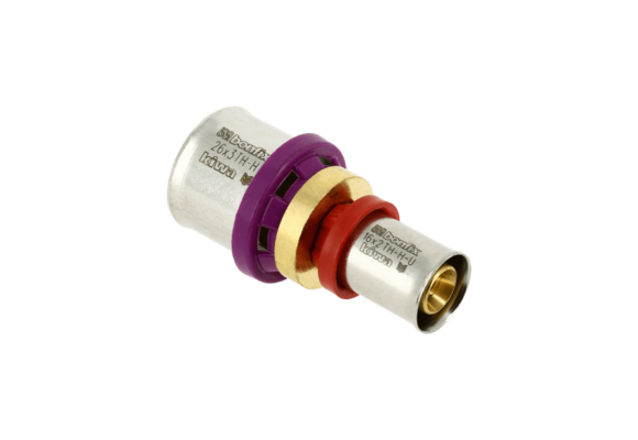 BONFIX Alu-pers 2000450 Rechte verloopkoppeling 26 x 16 mm