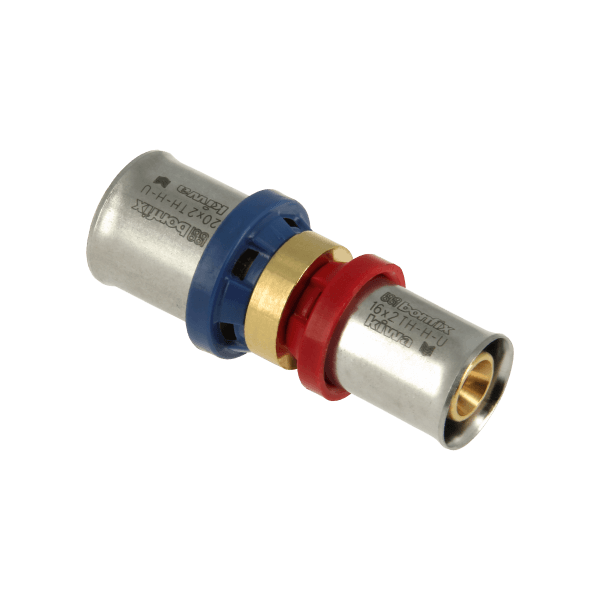 BONFIX Alu-pers 2000415 Rechte verloopkoppeling 20 x 16 mm