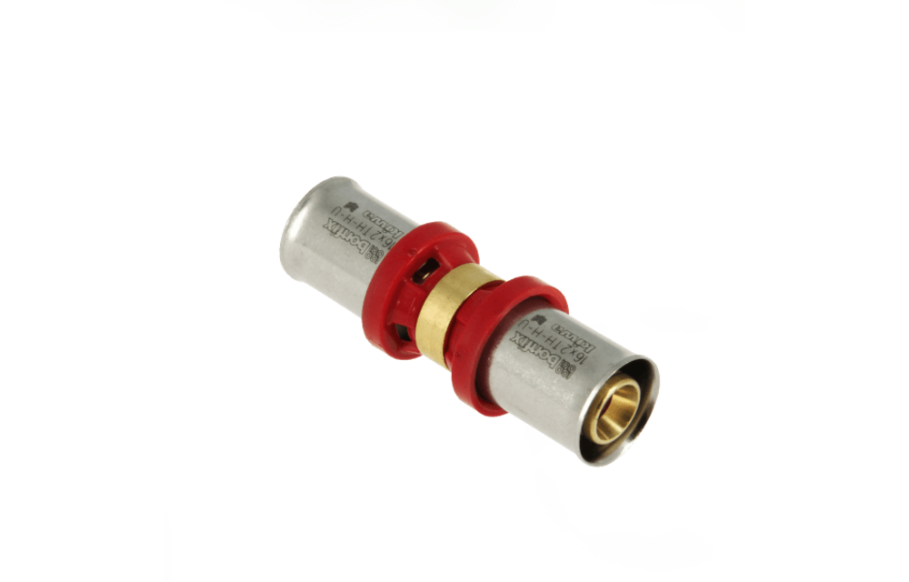 BONFIX Alu-pers 2000110 Rechte koppeling 16 x 16 mm