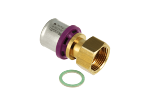BONFIX Alu-pers 2-delige Koppeling met losse moer ¾" x 26 mm