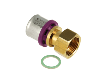 BONFIX Alu-pers 2-delige Koppeling met losse moer ¾" x 26 mm