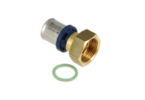 BONFIX Alu-pers 2-delige Koppeling met losse moer ¾" x 20 mm