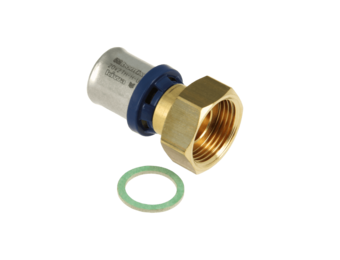 BONFIX Alu-pers 2-delige Koppeling met losse moer ¾" x 20 mm