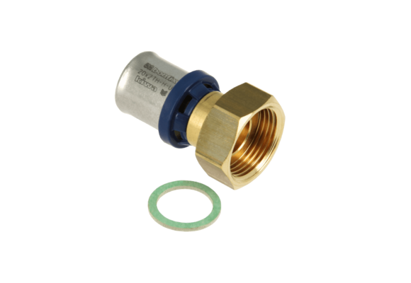 BONFIX Alu-pers 2-delige Koppeling met losse moer ¾" x 20 mm