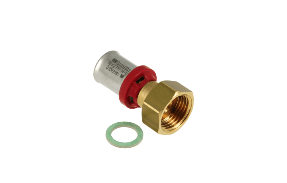 BONFIX Alu-pers 2-delige Koppeling met losse moer ½" x 16 mm