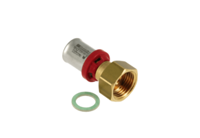 BONFIX Alu-pers 2-delige Koppeling met losse moer ½" x 16 mm